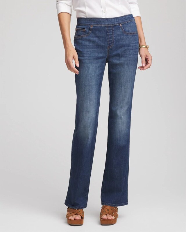 Pull-On Slim Bootcut Jeggings - image 1